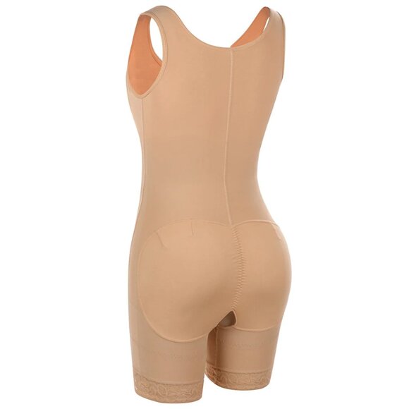 Underbust Front Zipper Post Surgery Tummy Control Fajas Colombianas Shapewear - Picture 5 of 11